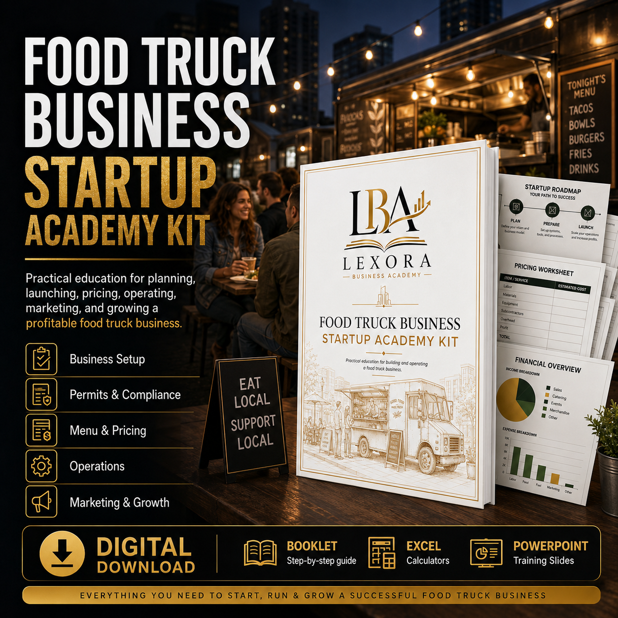 Food Truck Business Startup Academy Kit