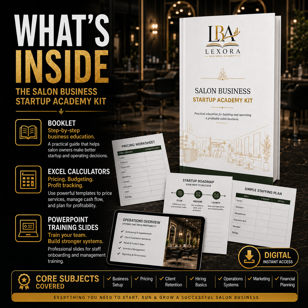 Salon Business Startup Academy Kit
