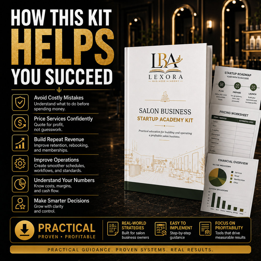 Salon Business Startup Academy Kit