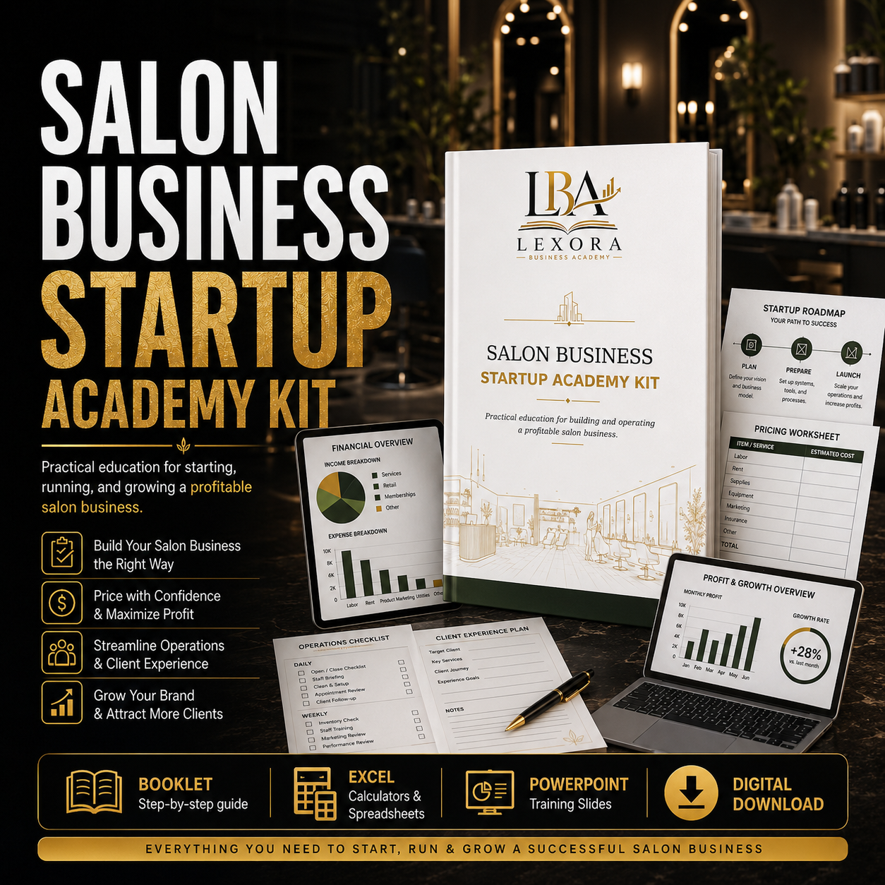 Salon Business Startup Academy Kit