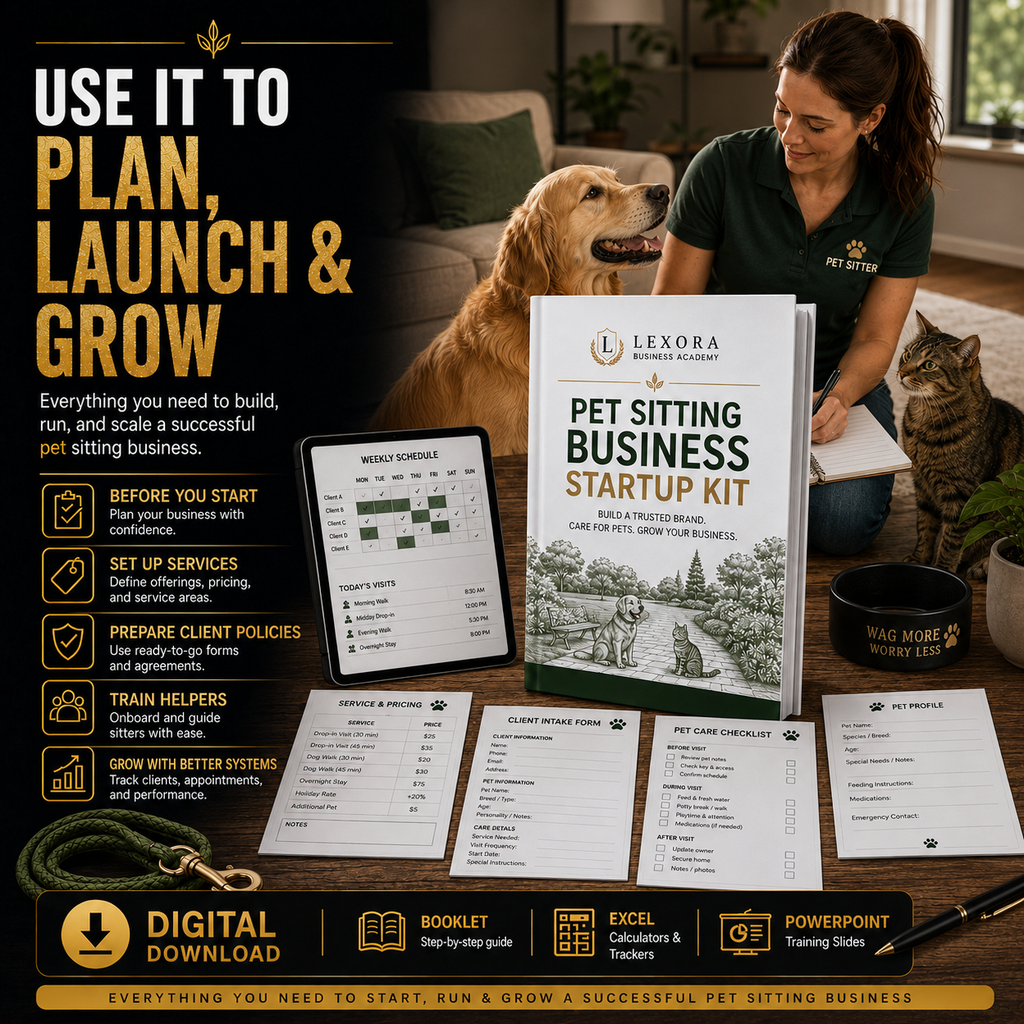 Pet Sitting Business Startup Kit