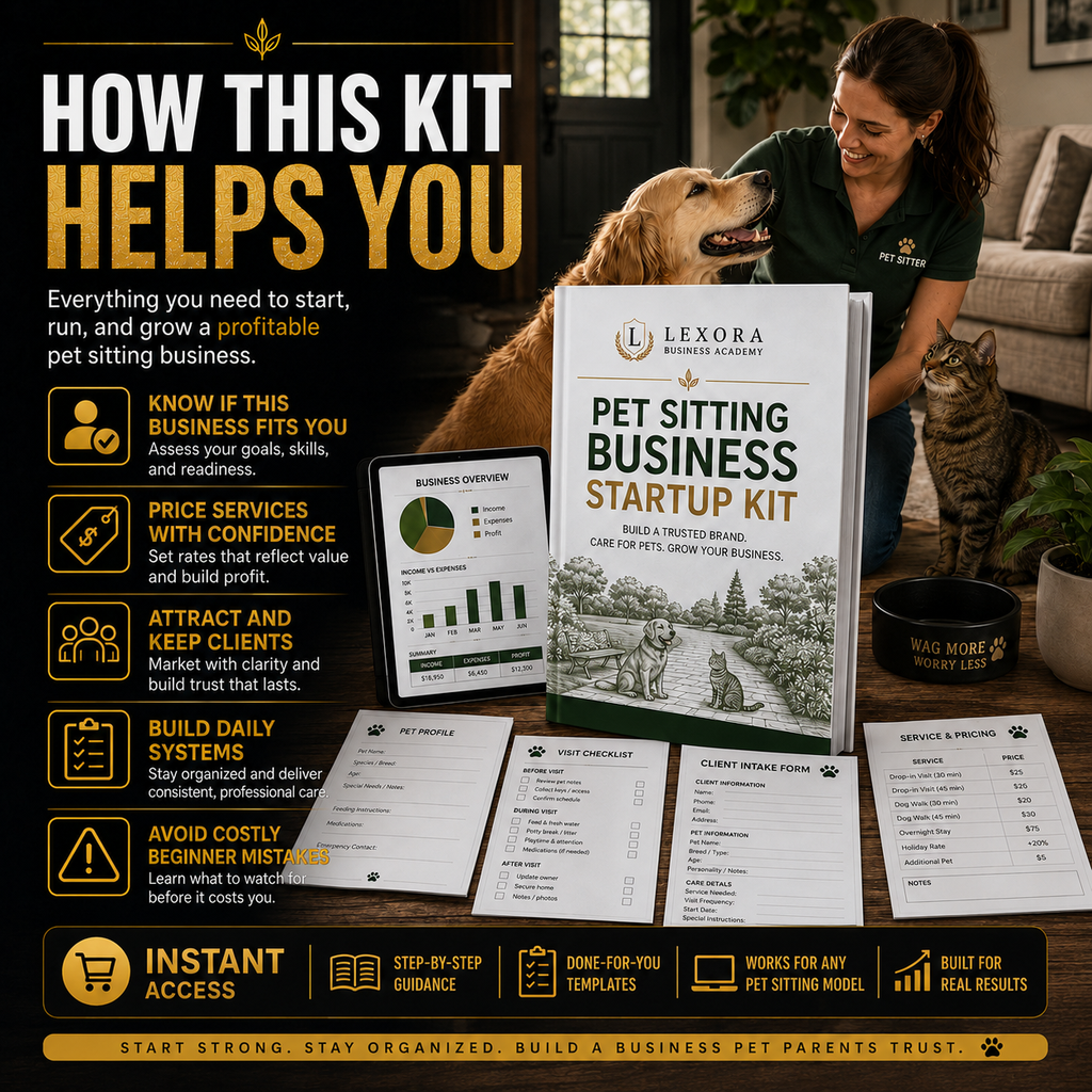 Pet Sitting Business Startup Kit