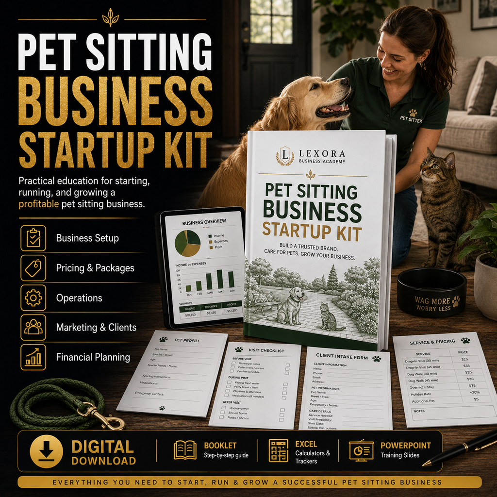 Pet Sitting Business Startup Kit