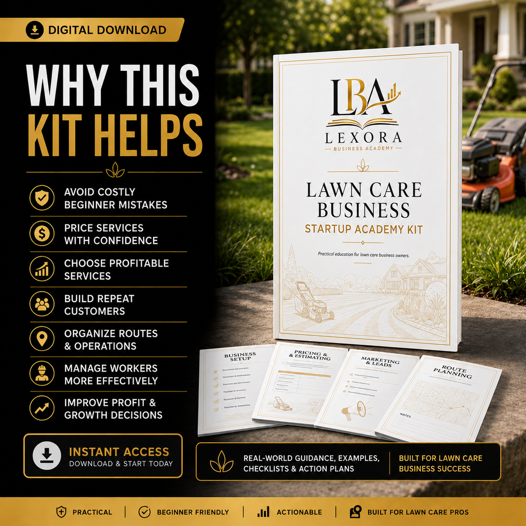 Lawn Care Business Startup Academy Kit