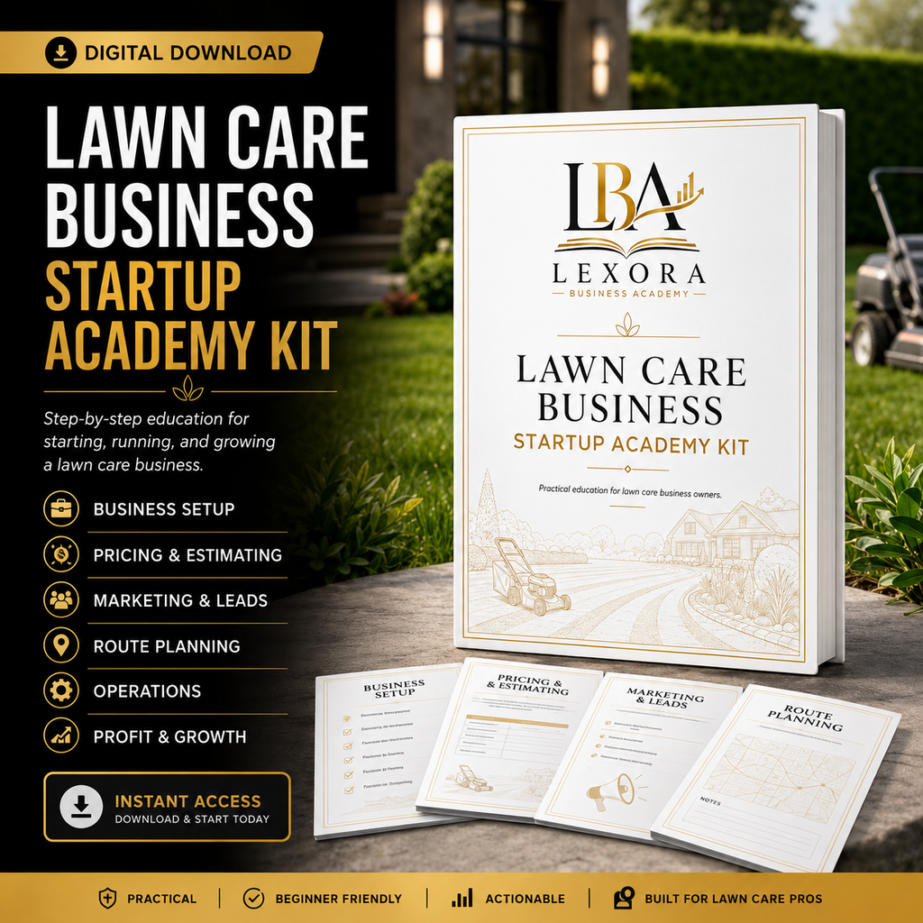 Lawn Care Business Startup Academy Kit
