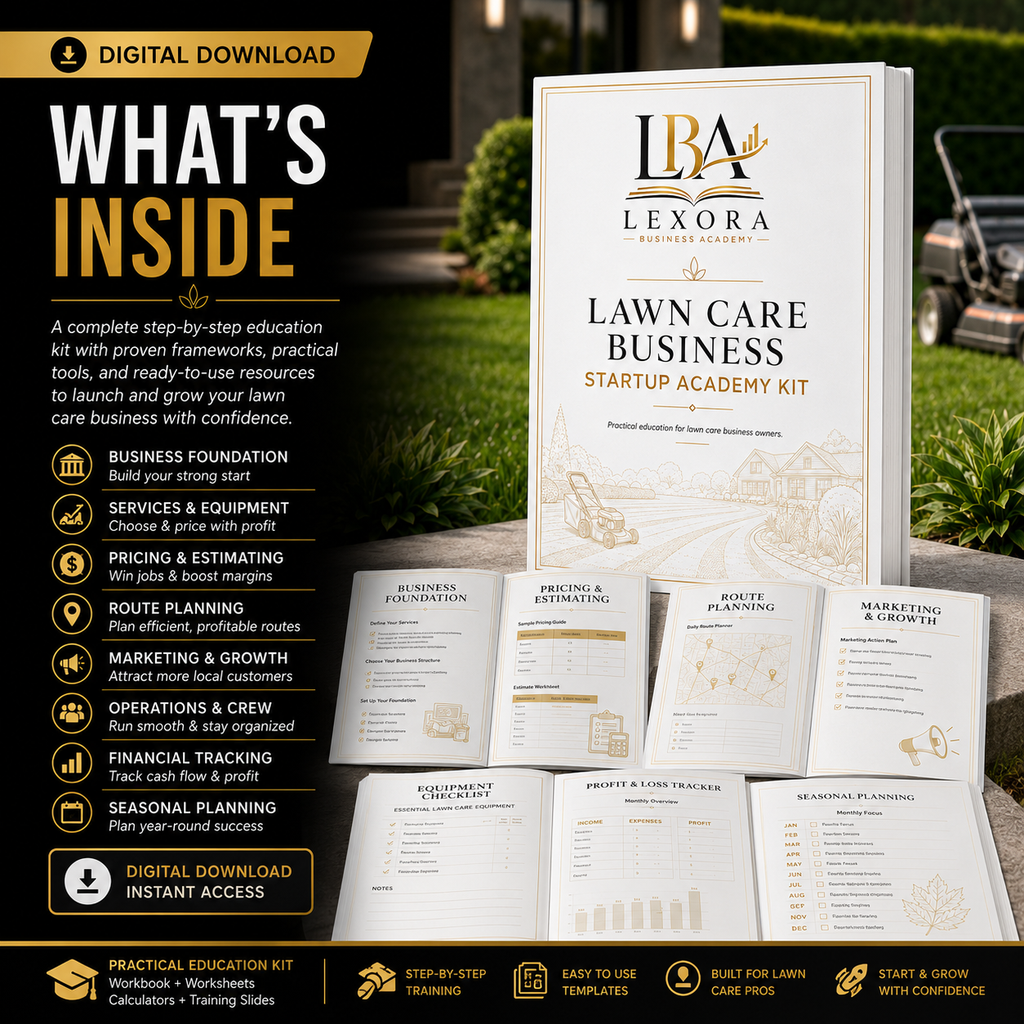 Lawn Care Business Startup Academy Kit