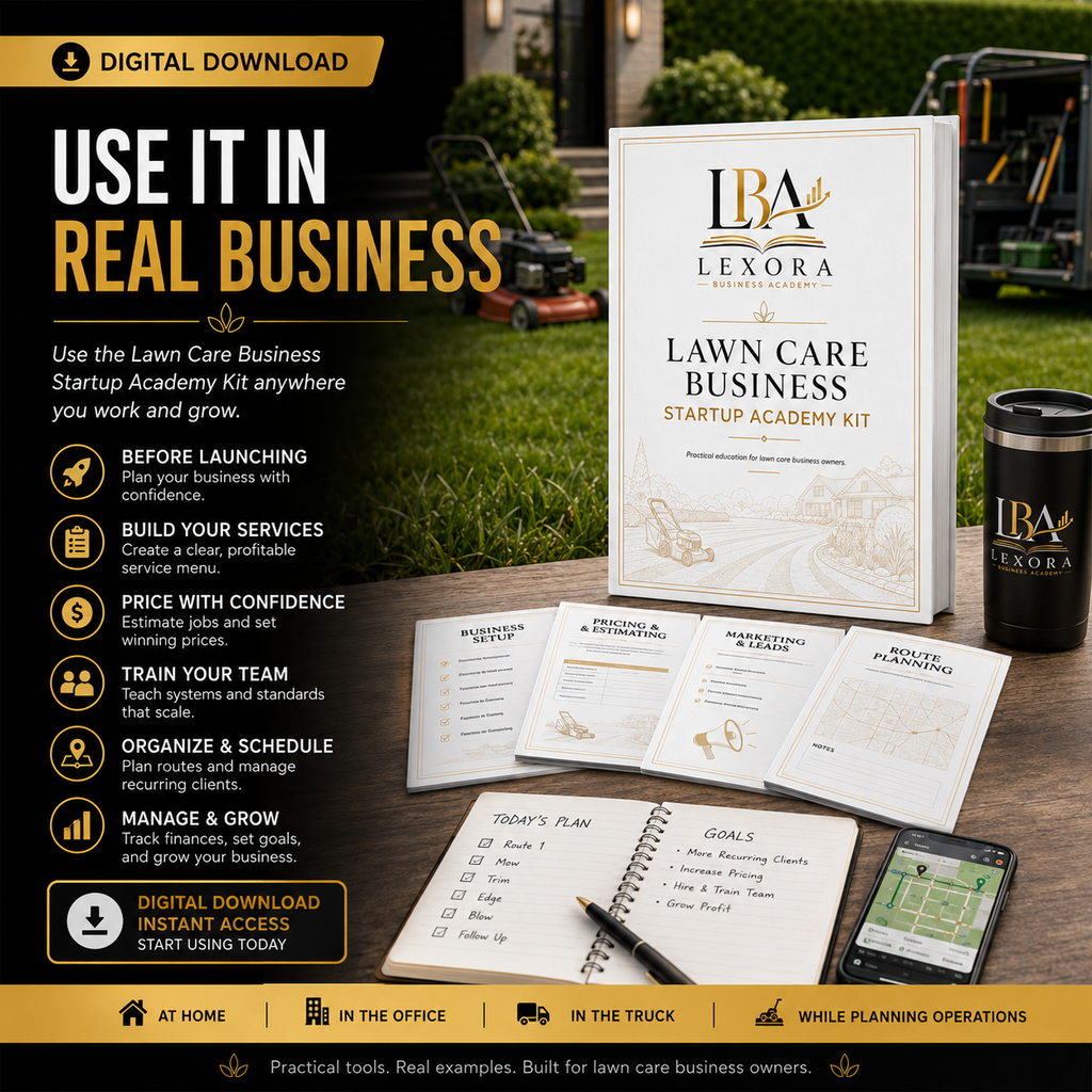 Lawn Care Business Startup Academy Kit