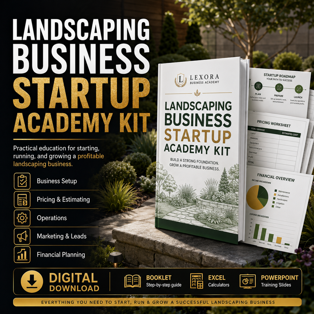 Landscaping Business Startup Academy Kit