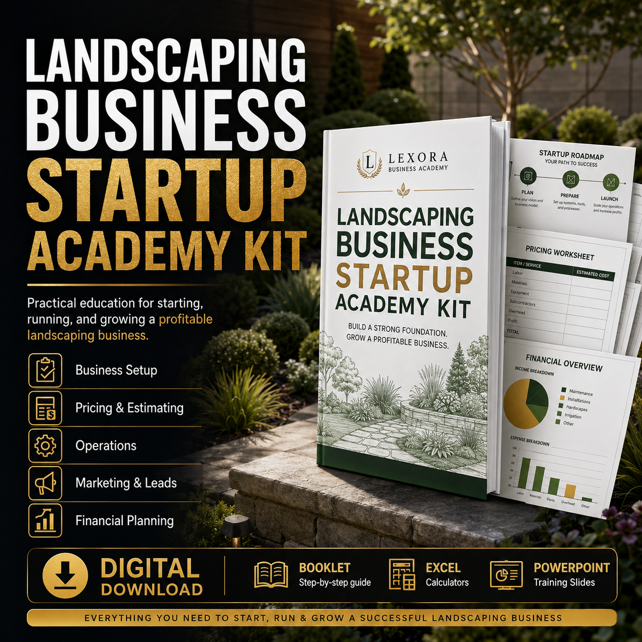 Landscaping Business Startup Academy Kit