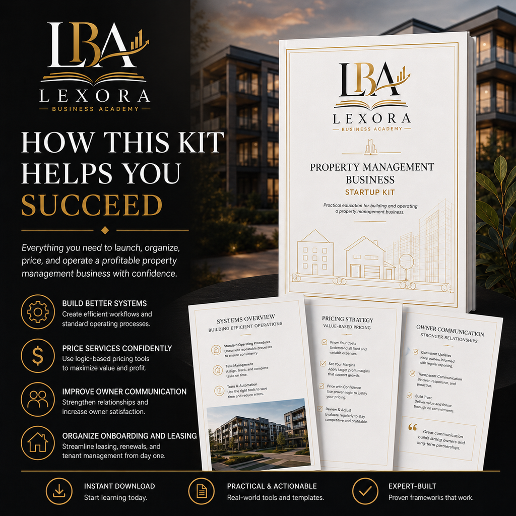 Property Management Business Startup Kit