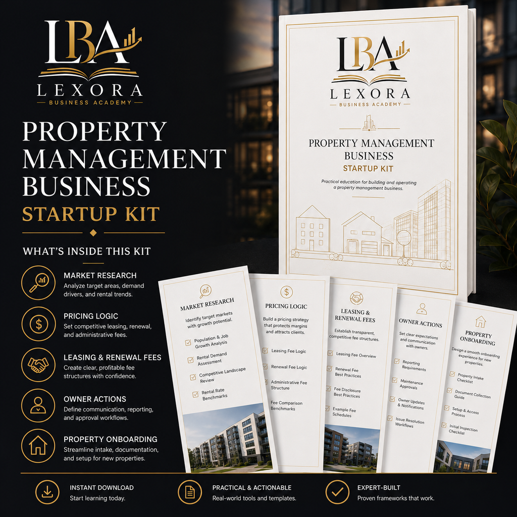 Property Management Business Startup Kit