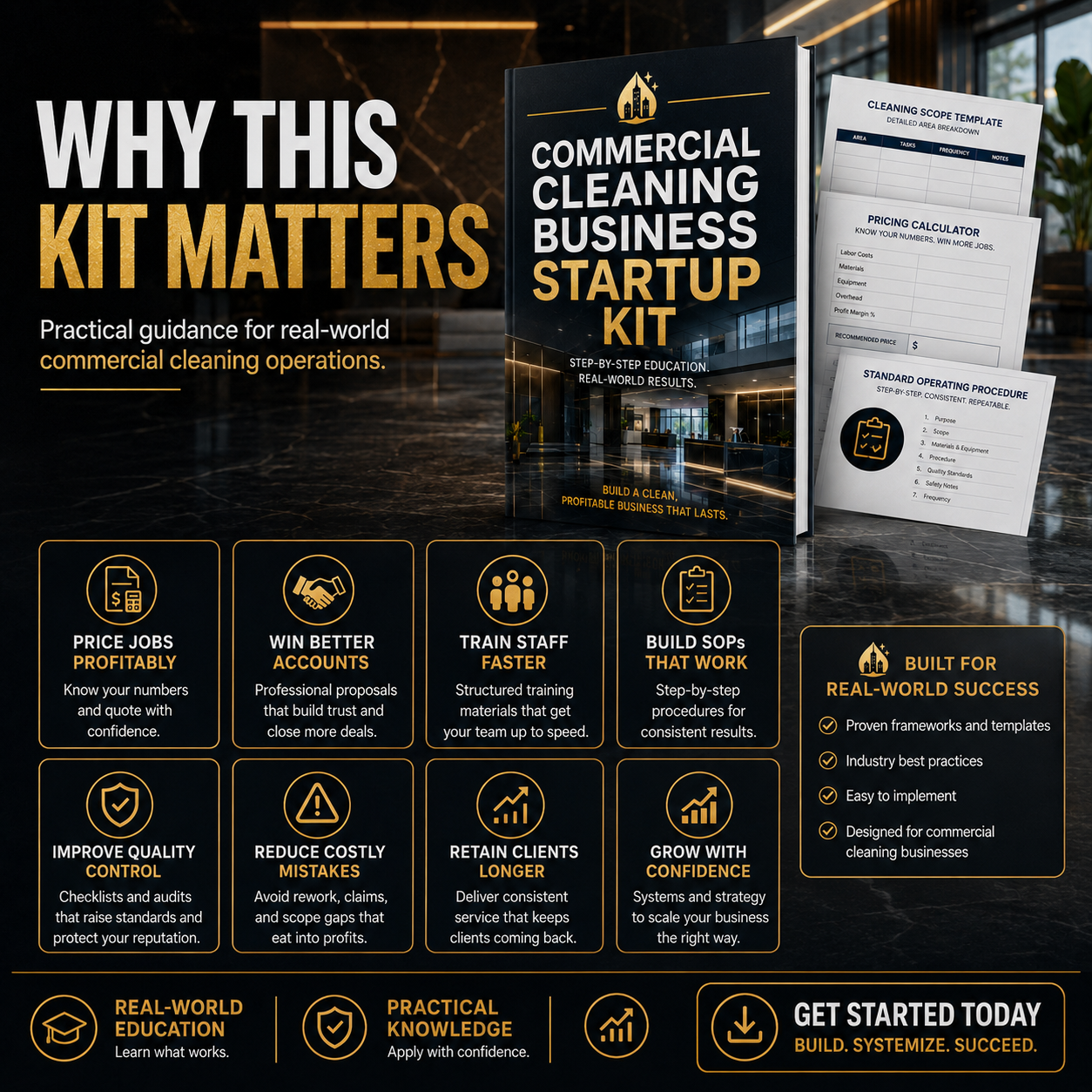 Commercial Cleaning Business Startup Kit
